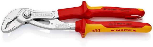 KNIPEX Cobra VDE Kleště pro vodní čerpadla Hightech 250 mm 87 26 250 T BK