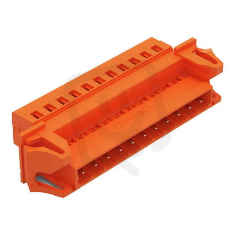 Konektor s pájecími piny CAGE CLAMP 2,5mm2 oranžová 11pól. WAGO 231-641/114-000