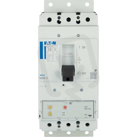 Jistič NZMH3-MX450-SVE 3pól 150kA(415V) 450A ochr.motorů el.spoušť PXR20(LSI)