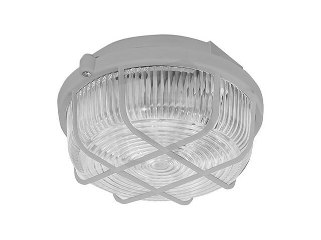 Přisazené sklepní svítidlo KRUH 100W šedý @ PANLUX SKP-100/S