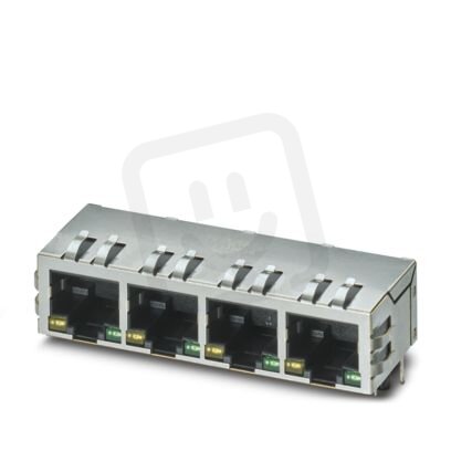 Modulární konektory desek plošných spojů RJ45 CUC-MP-J1ST-A/4R4LB-LED 1149616