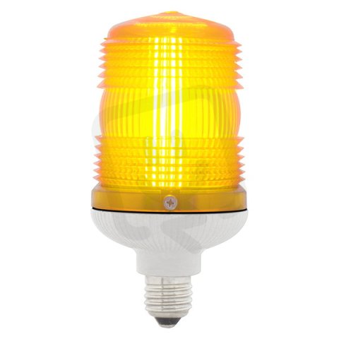 Maják zábleskový MINIFLASH X 12/24V, ACDC, IP54, E27, žlutá, světle šedá 63820