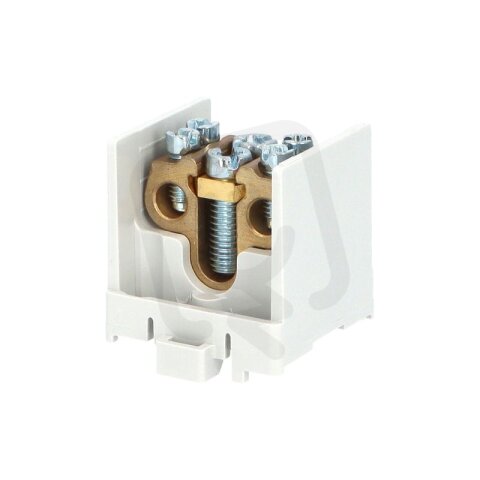 Svorkovnice stoupací HAK/1/35 nekrytá 100A 1pól 1x35mm2 a 2x25mm2 na DIN 1000518