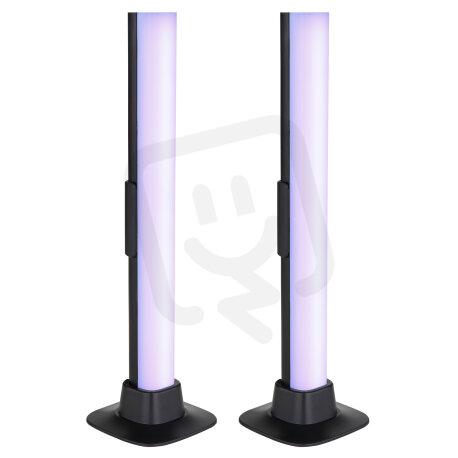 Stolní svítidlo POLLIVER černá set 2ks, RGB LED 2,5W GLOBO 25895SH