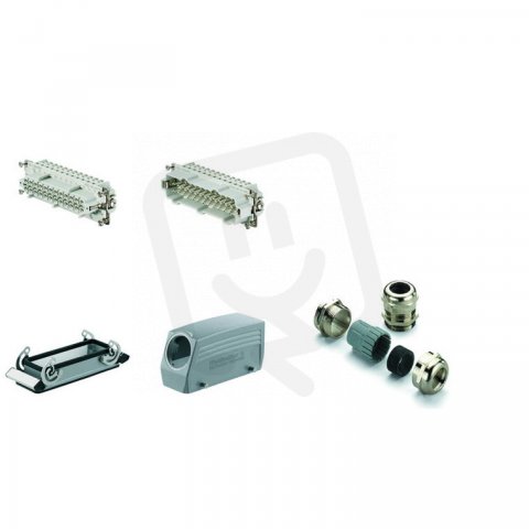 Čtverhranný zásuvný konektor HDC-KIT-HE 24.130 WEIDMÜLLER 1712530000