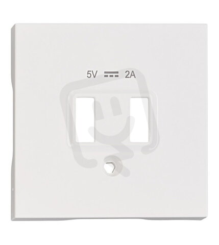 Kryt USB zásuvky dvojité, bílý SCHRACK EV103352--