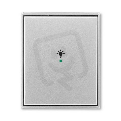 ABB Time Kryt 1násobný symbol osvětlení titanová 6220E-A01001 08
