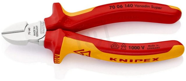 KNIPEX 7006140 kleště štípací stranové do 1kV 140mm KN 70 06 140