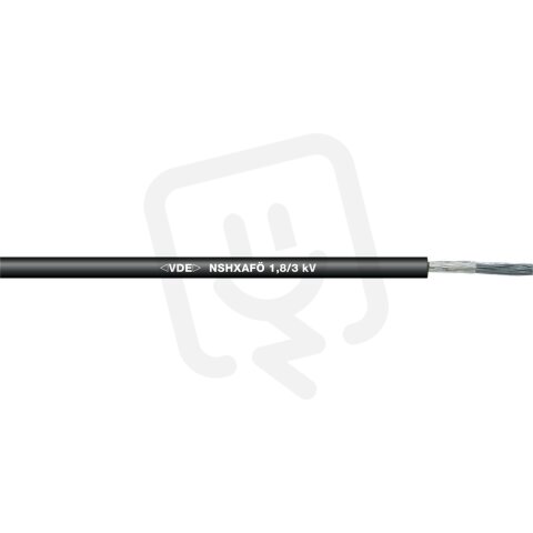 Připojovací kabel NSHXAFÖ 1,8/3kV 1X1,5 BK LAPP 3022673