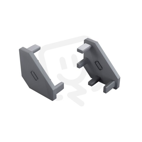 Koncovka profilu EC-PROFIL AJAR 2IN1 GRAY GREENLUX GXLP1522