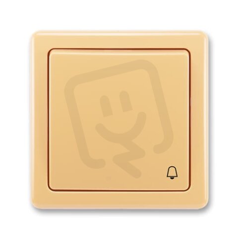 ABB Swing Ovládač zapínací symbol zvonek ř.1/0 10A béžová BLISTR 3557G-80343 D1W