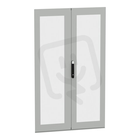 Dvoukřídlé transparentní dveře, SFN/SM, 2000x600 SCHNEIDER NSYSFND20122DT