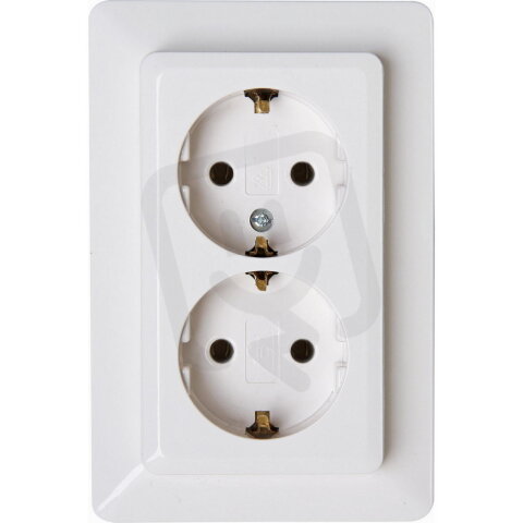 917213007 Double earthed socket outlet,
