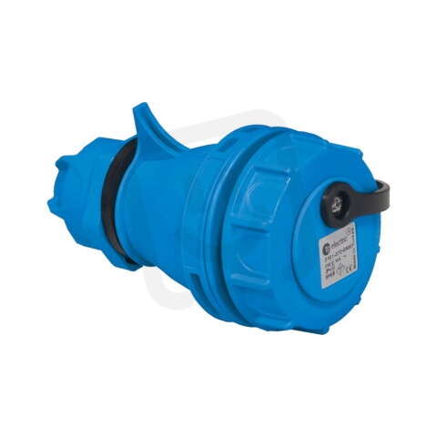 Spojovací zásuvka 1x16A/IP68, s bezpečnostní clonkou TP ELECTRIC 116-SG-68