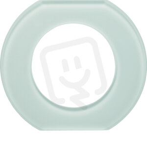 Rámeček skleněný, středový díl, Serie Glas, sklo, bílá HAGER WTD7172GWG