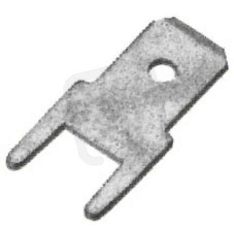 Letovací plochý kolík cínovaný 4,8x0,8mm LRC 48