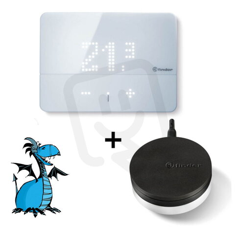 Termostat BLISS2 + Gateway Wi-Fi FINDER 1C.B1.9.005.0007POA