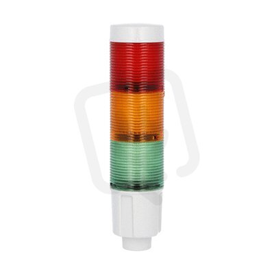 Lovato 8LT4K04BG Maják 45mm zelená+oranžová+červená 24v DC