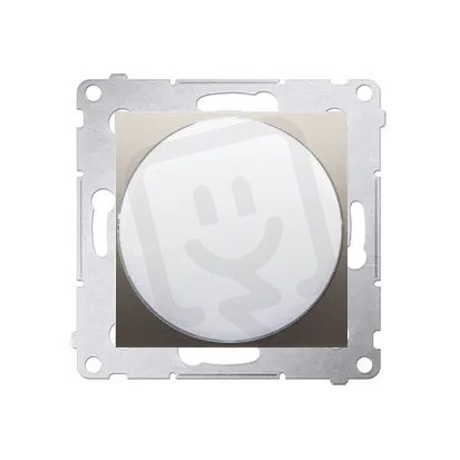 Signalizační a orientační osvětlení s LED, světlo bílé., 230V, zlatá matná