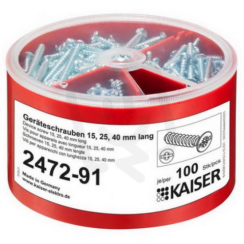 Box se šroubky á 100 ks KAISER 2472-91