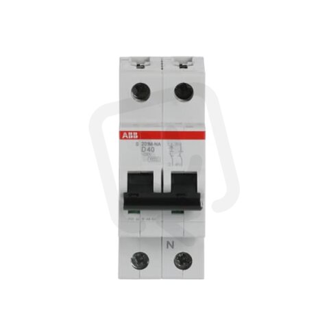 ABB S201M-D40NA jistič 1F odpojení N vodiče (1+NA) 40 A char. D 10kA