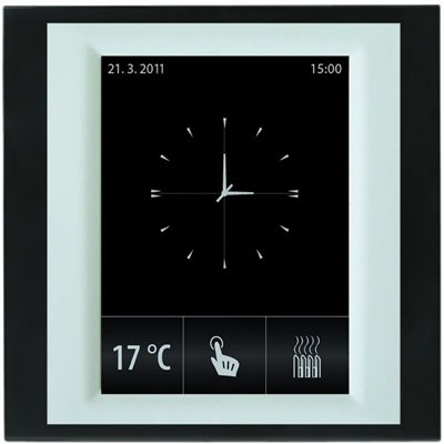 Ovládací dotyková jednotka, pro montáž do zdi RF Touch-B nikl/bílá ELKO EP