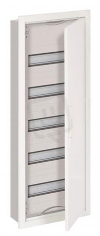 Zapuštěná rozvodnice ABB U51 -60M s dveřmi