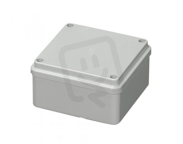 Krabice S-BOX 116, 100x100x50 mm, IP56 šedá, kovové šrouby, 650°C S-BOX 116M