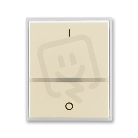 Kryt vypínače s průzor řaz 2S 3558E-A00655 21 slonová kost/led. bílá Element ABB