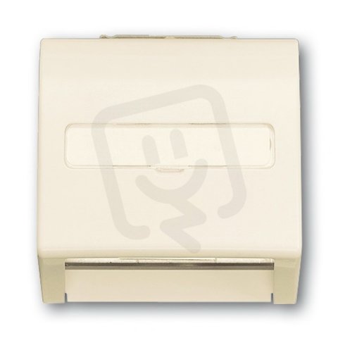 ABB 1753-0-0053 Kryt zásuvky komunikační, s popisovým polem (pro nosnou masku)