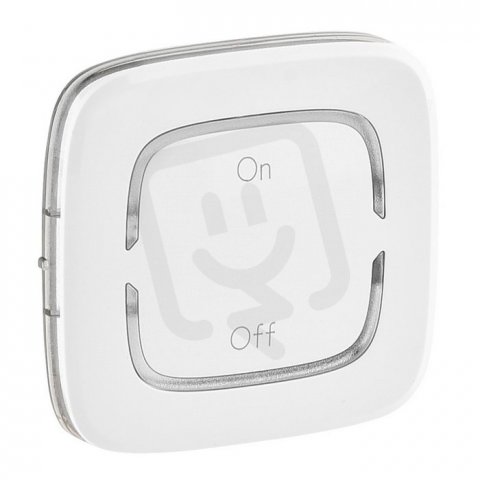 VALENA ALLURE KRYT PRO MYHOME_UP SYMBOL ON/OFF 2MODULOVÝ BÍLÝ LEGRAND 755373