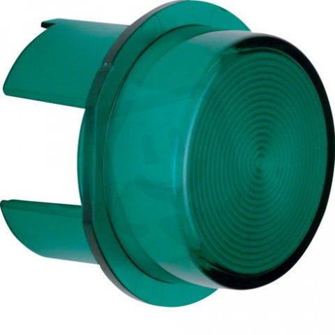 Kryt pro tlačítko / žárovku E10, příslušenství, zelená, průhledná BERKER 1283