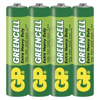 Zinková baterie GP Greencell AAA (R03) B12104