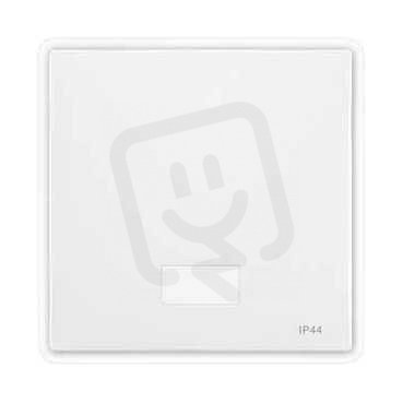 Schneider MTN412719 Kryt spínače s otvorem pro popisek, IP44, S-Design, polar