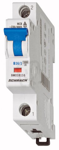 Instalační jistič 6 kA, B 63A, 1P SCHRACK BM618163--