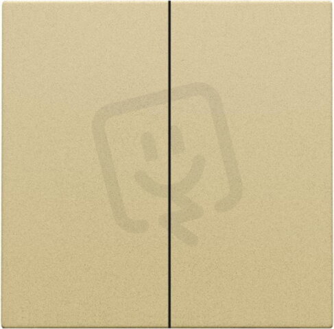 Smart Switch kolébka 2x1/2-ALU GOLD NIKO 221-31004