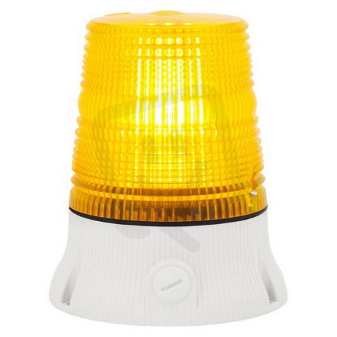 Maják zábleskový MAXIFLASH X 240 V, AC, IP54, žlutá, světle šedá SIRENA 63881