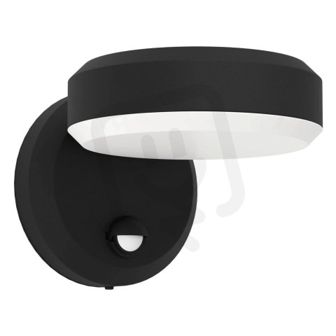 Nástěnné svítidlo FORNACI LED SENSOR černá/bílá 8,7W IP44 EGLO 900674