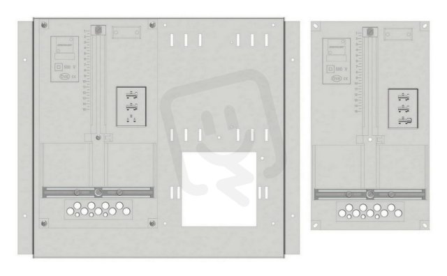 Sada elektroměrová vana 1-řadá, 2 desky