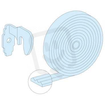 Schneider 08841 Těsnění IP43 pro skříně 6 až 33 výškových dílců