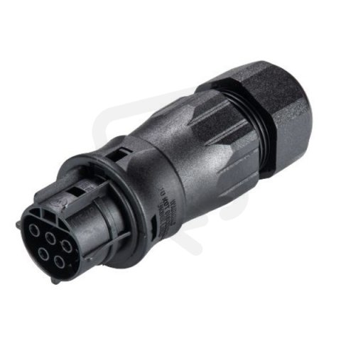 zásuvka na kabel gesis RST, 5-pól, průchodka 13-18mm, šroubové svorky, černá