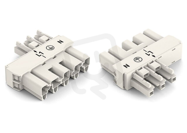 Spojka 5pól./3pól. Kód. A bílá WAGO 770-951