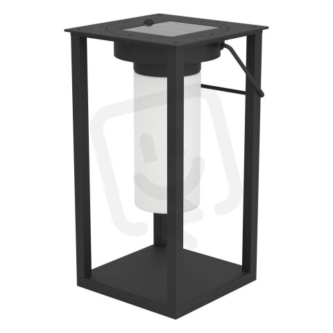 Stolní svítidlo USIGNI SOLAR-LED LATERNE černá/bílá EGLO 901089