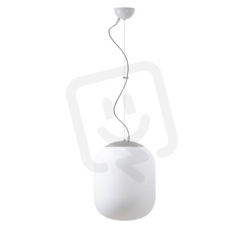 Závěsné LED svítidlo se skleněným stínidlem OSMONT TANIA L1 27W IP40 4K bílá