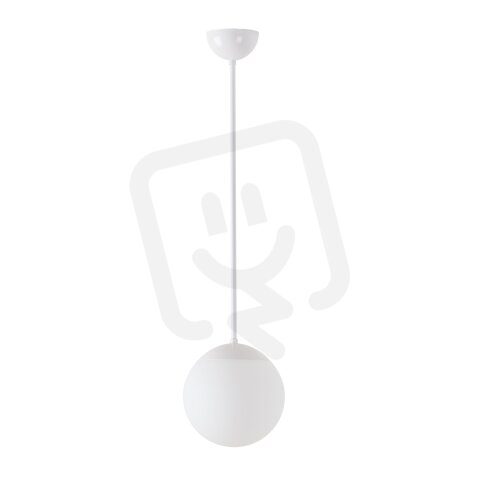 Závěsné LED svítidlo se skleněným stínidlem OSMONT ADRIA P1 8W IP40 3K bílá