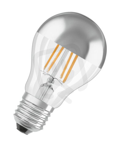 LEDVANCE LED Retrofit CLASSIC A Mirror 6.5W 827 Clear E27