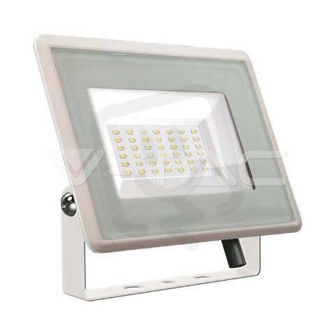 50W LED Floodlight SMD White Body 3000K, V-TAC SKU6752