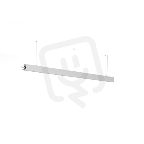 LED Svítidlo Serpent, 2m, dolů, prizma, 3000K, 33W, stříbrná FPSE155-0130EB