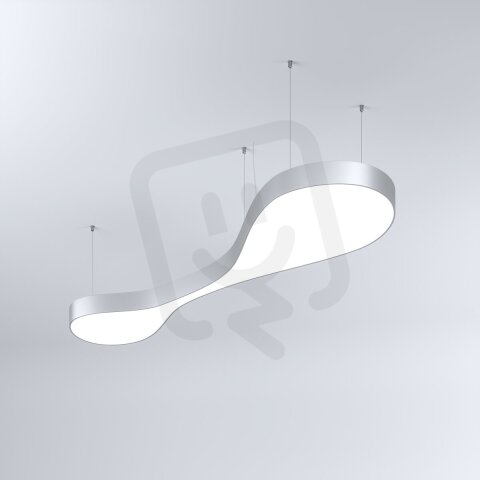 LED Svítidlo MI-BUBBLE-04, 78W, 3000K, bez trafa, 24VDC, IP20, stříbrná