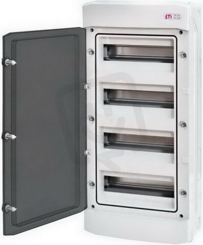 Nástěnná rozvodnice ECH-48PT-s 48M (4x12) IP65 ETI 001100306